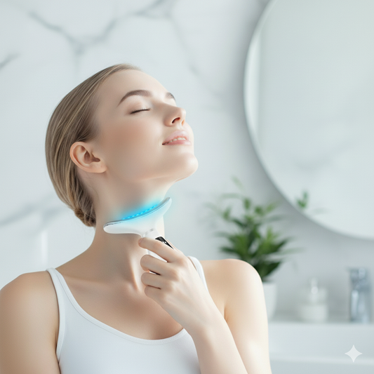 Face & Neck Light Massage Therapy Device