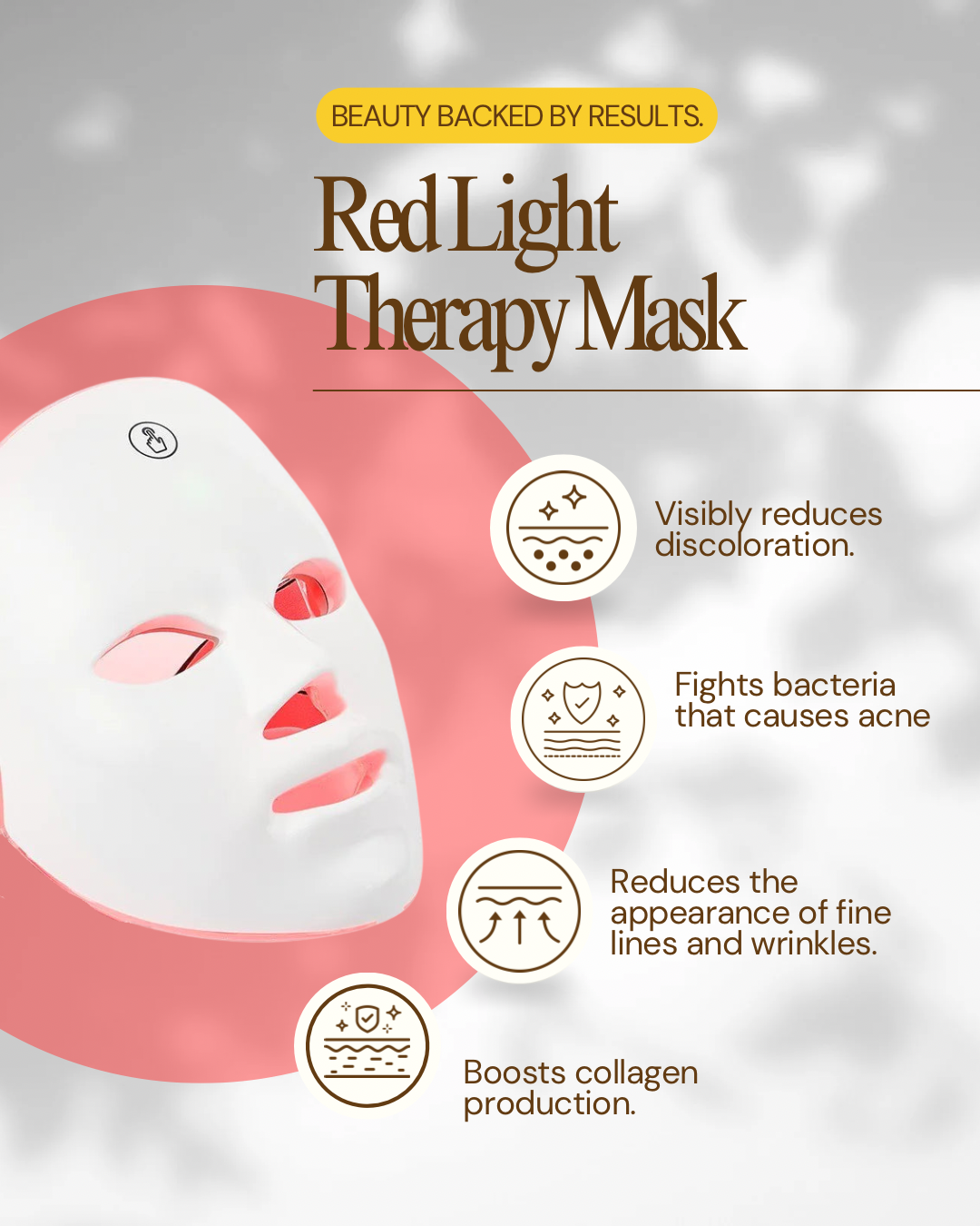 GlowRed Pro LED Red Light Therapy Mask