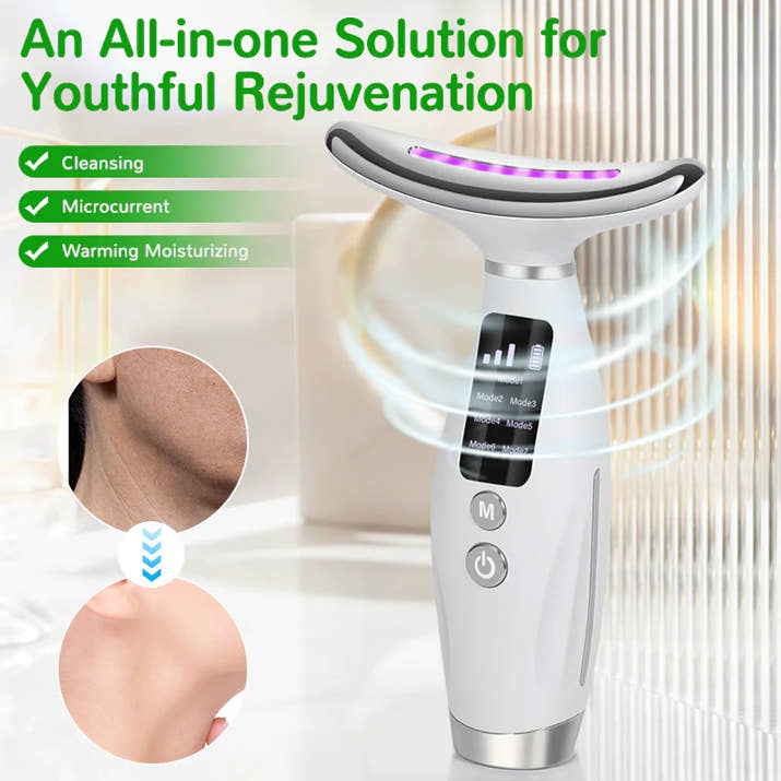 Face & Neck Light Massage Therapy Device